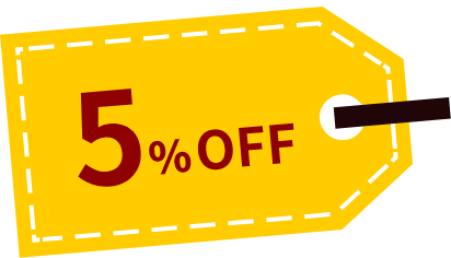 5% OFF