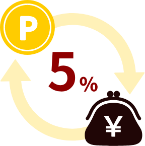 5% 還元