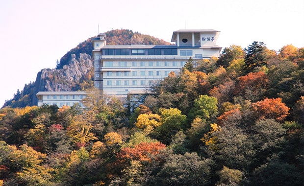 層雲峡 朝陽亭