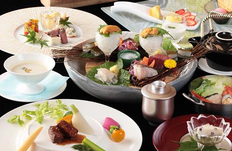 望楼函館 食事一例