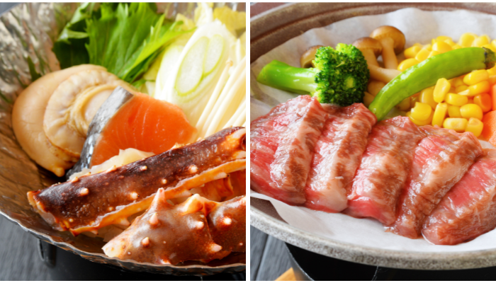 海鮮鍋＆和牛ステーキ