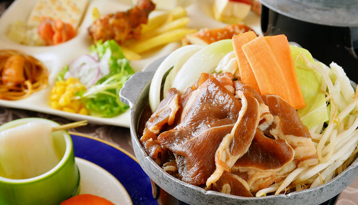 夕食バイキング